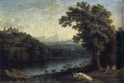 Jakob Philipp Hackert Landscape with River Sweden oil painting artist